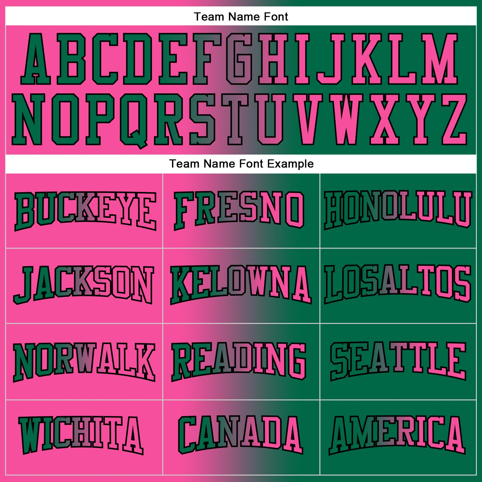 Custom Stitched Kelly Green Pink-Black Gradient Fashion Sports Pullover Sweatshirt Hoodie