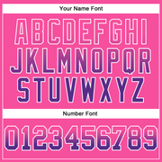 Custom Stitched Pink Purple-White Fade Fashion Arrow Sports Pullover Sweatshirt Hoodie