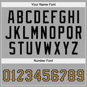 Custom Stitched Gray Old Gold-Black Sports Pullover Sweatshirt Hoodie