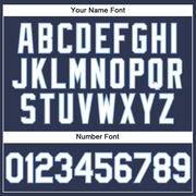 Custom Stitched Navy White-Light Blue Sports Pullover Sweatshirt Hoodie