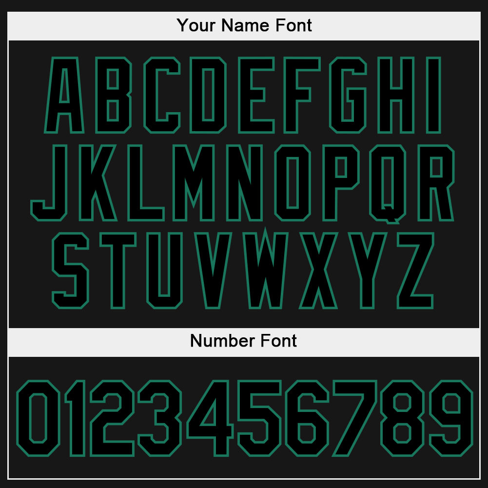 Custom Stitched White Black-Kelly Green Split Fashion Sports Pullover Sweatshirt Hoodie