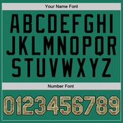 Custom Stitched Kelly Green Camo-Cream Sports Pullover Sweatshirt Hoodie