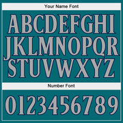 Custom Stitched Aqua Gray-Navy Split Fashion Sports Pullover Sweatshirt Hoodie