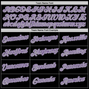 Custom Stitched Black Gray-Purple Sports Pullover Sweatshirt Hoodie