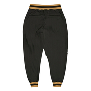 Custom Black Black-Old Gold Sports Pants