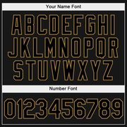 Custom Stitched White Black-Old Gold Split Fashion Sports Pullover Sweatshirt Hoodie