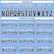 Custom Stitched Light Blue Black-White Fade Fashion Arrow Sports Pullover Sweatshirt Hoodie