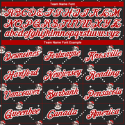 Custom Stitched Black Red-White Christmas Dog Wearing Santa Claus Costume 3D Sports Pullover Sweatshirt Hoodie