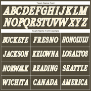 Custom Stitched Olive Cream-White Sports Pullover Sweatshirt Salute To Service Hoodie