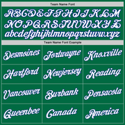 Custom Stitched Kelly Green White-Royal Split Fashion Sports Pullover Sweatshirt Hoodie