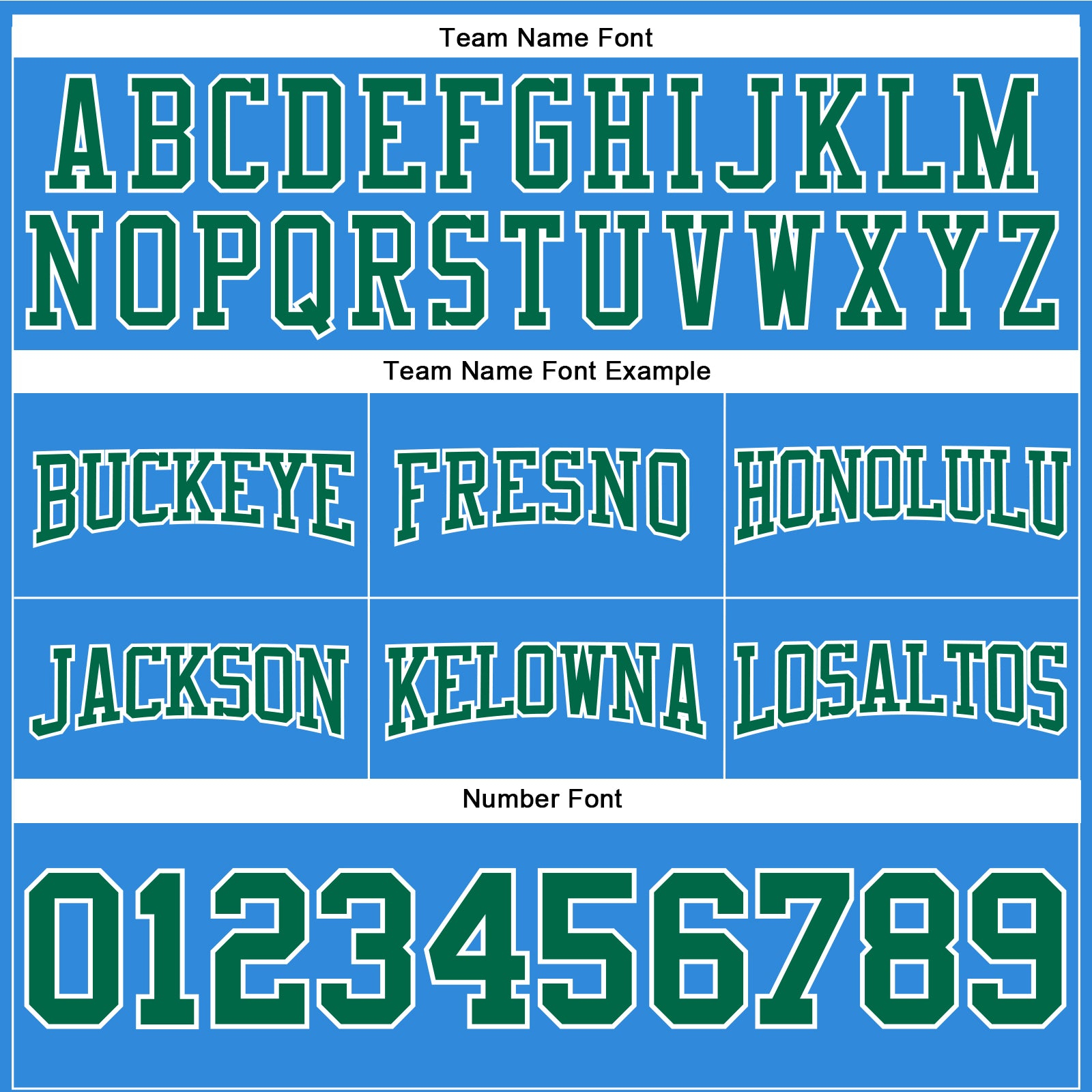 Custom Stitched Powder Blue Kelly Green-White Football Pullover Sweatshirt Hoodie