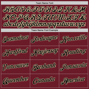 Custom Stitched Crimson Black-Cream Split Fashion Sports Pullover Sweatshirt Hoodie