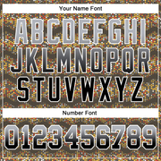 Custom Stitched Brown Gray-Black Fade 3D Pattern Design Colorful Circle Shapes Sports Pullover Sweatshirt Hoodie