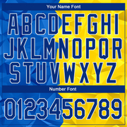 Custom Stitched Gold Royal-White 3D Pattern Design Ukrainian Flag Sports Pullover Sweatshirt Hoodie