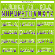 Custom Stitched Neon Green Purple-White Fade Fashion Arrow Sports Pullover Sweatshirt Hoodie