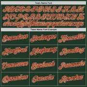 Custom Stitched Green Camo-Red Sports Pullover Sweatshirt Hoodie