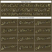 Custom Stitched Olive Camo-Black Sports Pullover Sweatshirt Salute To Service Hoodie