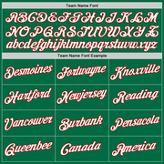 Custom Stitched Kelly Green White-Red Split Fashion Sports Pullover Sweatshirt Hoodie