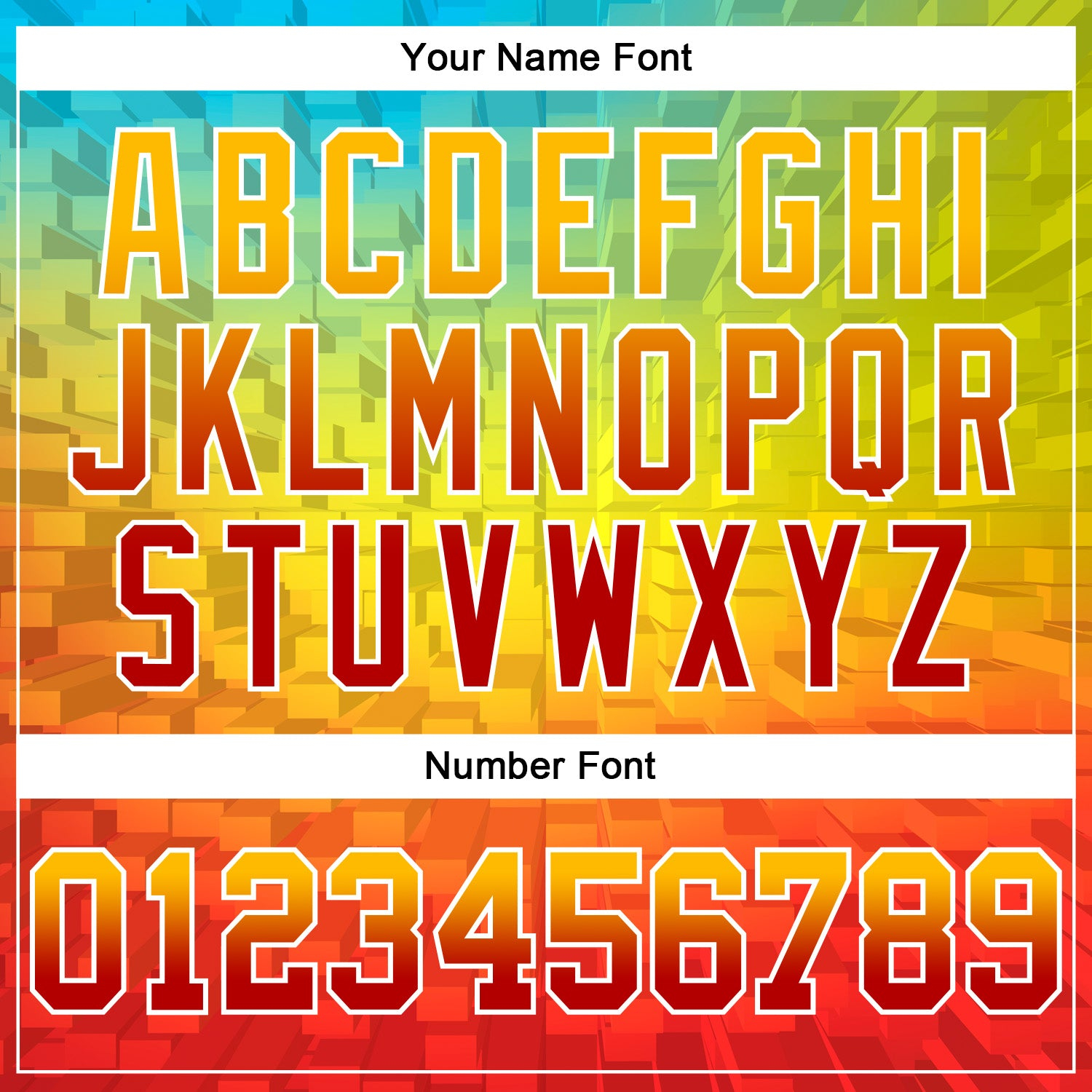 Custom Stitched Gold Red-White 3D Pattern Design Geometric Gradient Square Shapes Sports Pullover Sweatshirt Hoodie