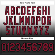 Custom Stitched White Crimson-Black Fade Fashion Sports Pullover Sweatshirt Hoodie