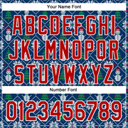 Custom Stitched Royal Red-White 3D Christmas Sports Pullover Sweatshirt Hoodie