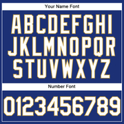 Custom Stitched Royal Old Gold-Black Sports Pullover Sweatshirt Hoodie