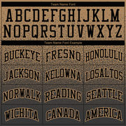 Custom Stitched Old Gold Black Fade Fashion Sports Pullover Sweatshirt Hoodie