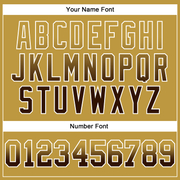 Custom Stitched Old Gold Brown-White Fade Fashion Arrow Sports Pullover Sweatshirt Hoodie