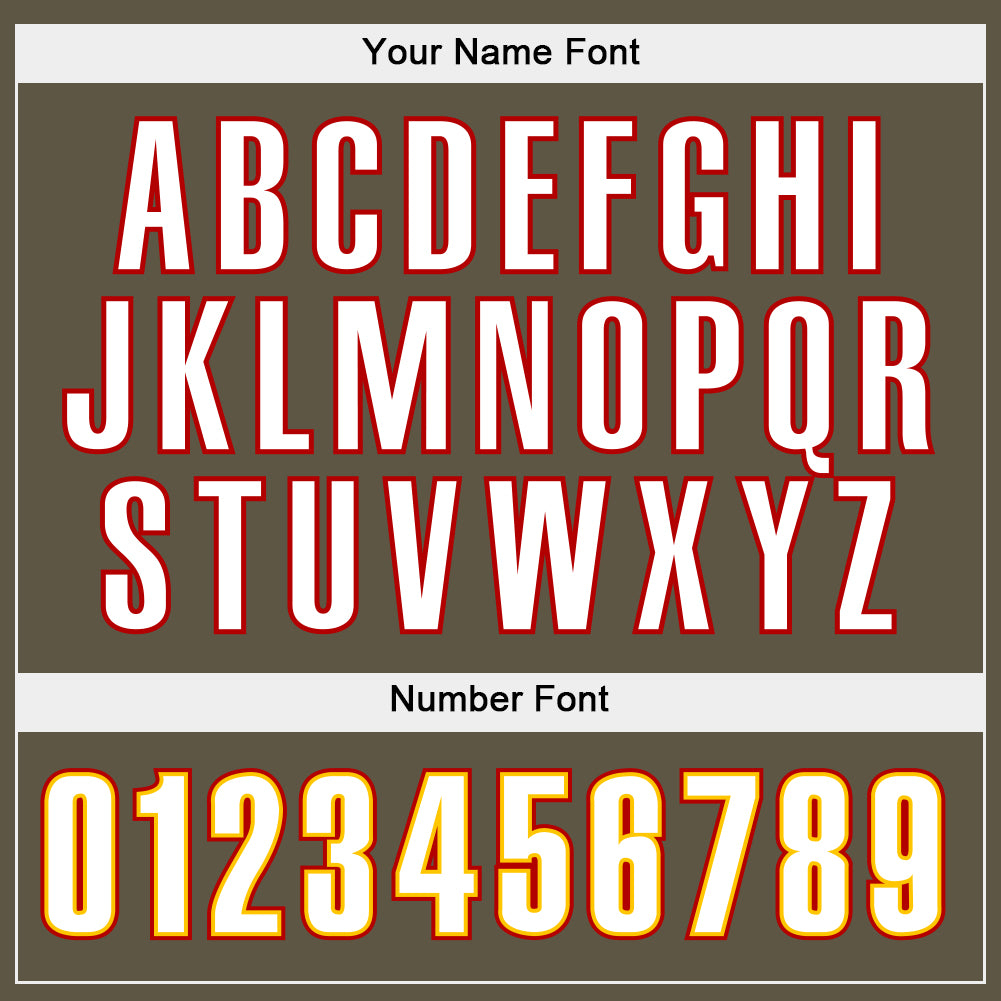 Custom Stitched Olive White-Gold Sports Pullover Sweatshirt Salute To Service Hoodie