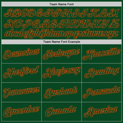 Custom Stitched White Green-Orange Split Fashion Sports Pullover Sweatshirt Hoodie