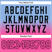 Custom Stitched Light Blue Pink-Black Fade Fashion Sports Pullover Sweatshirt Hoodie