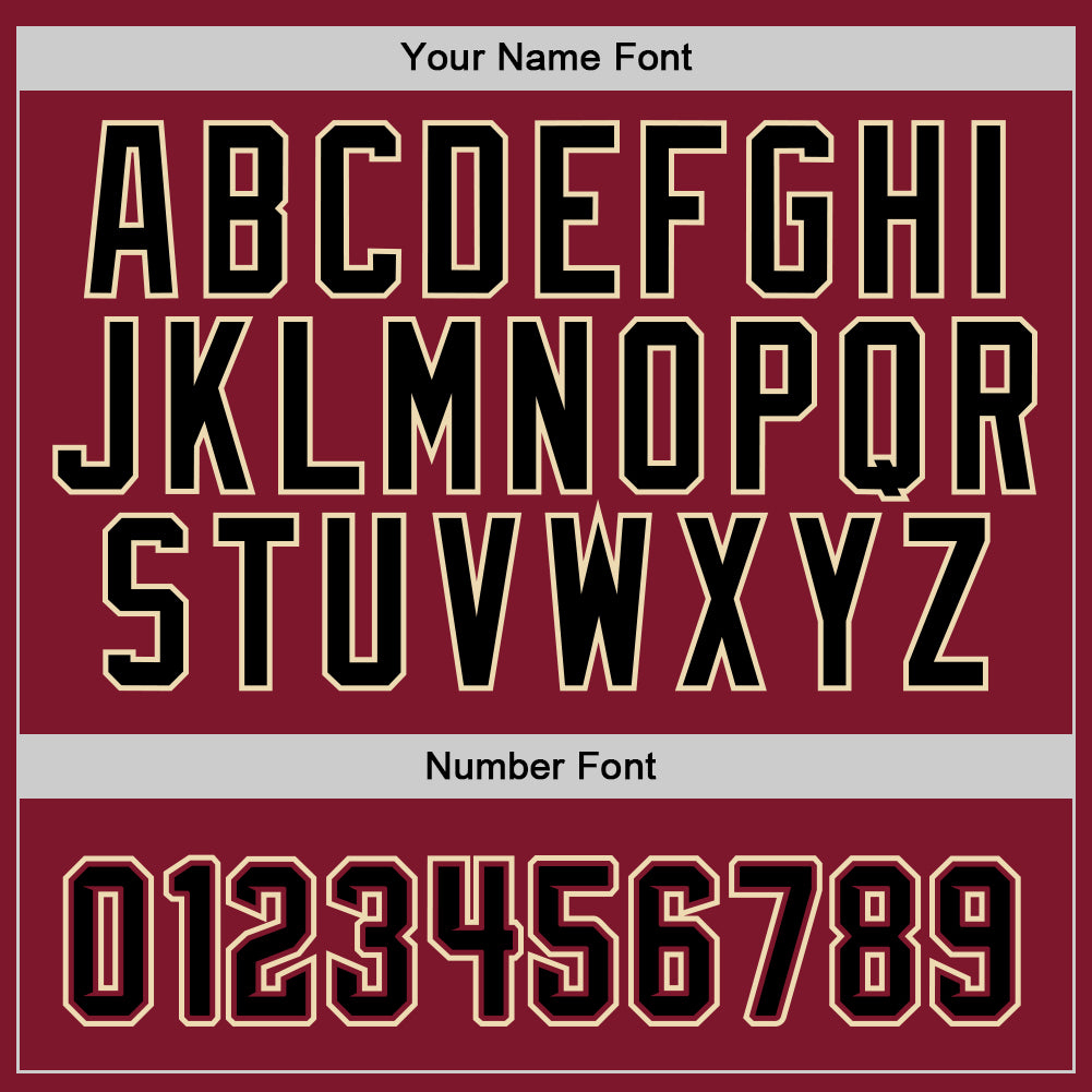 Custom Stitched Burgundy Black-Cream Sports Pullover Sweatshirt Hoodie