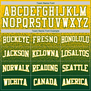 Custom Stitched Gold White-Green Fade Fashion Sports Pullover Sweatshirt Hoodie