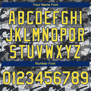 Custom Stitched Camo Yellow-Royal 3D Ecuador Ecuadorian Flag Sports Pullover Sweatshirt Salute To Service Hoodie