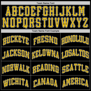 Custom Stitched Black Gold-White Sports Pullover Sweatshirt Hoodie