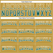 Custom Stitched Old Gold Midnight Green-White Fade Fashion Arrow Sports Pullover Sweatshirt Hoodie