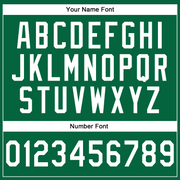 Custom Stitched Kelly Green White-Old Gold Line Sports Pullover Sweatshirt Hoodie