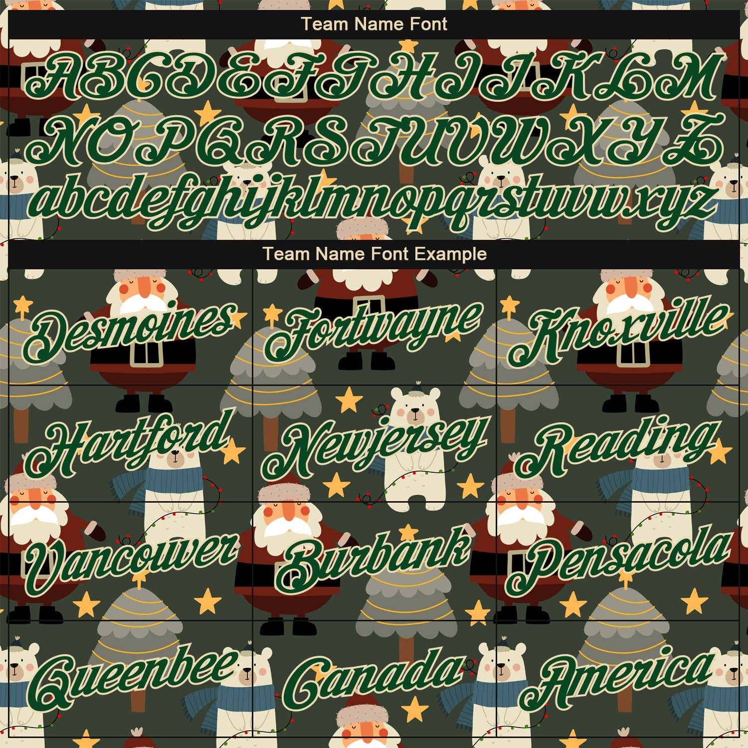 Custom Stitched Green Green-Cream Christmas 3D Sports Pullover Sweatshirt Hoodie