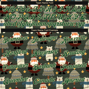 Custom Stitched Green Green-Cream Christmas 3D Sports Pullover Sweatshirt Hoodie