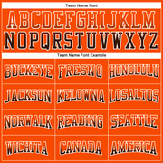 Custom Stitched Orange Brown-White Fade Fashion Arrow Sports Pullover Sweatshirt Hoodie