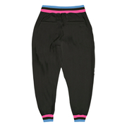 Custom Black Pink-Light Blue Sports Pants