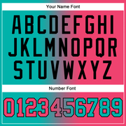 Custom Stitched Aqua Neon Pink-Black Gradient Fashion Sports Pullover Sweatshirt Hoodie