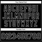 Custom Black White Christmas 3D Bomber Full-Snap Varsity Letterman Jacket