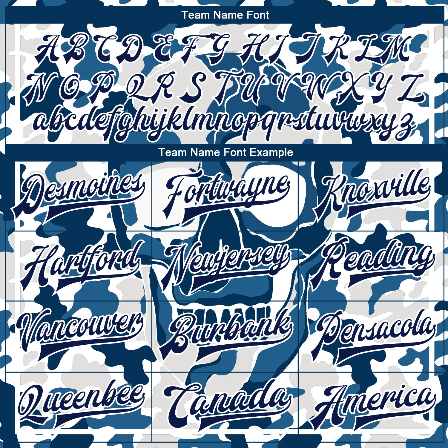 Custom Camo Navy-White Skull Fashion 3D Bomber Full-Snap Varsity Letterman Salute To Service Jacket