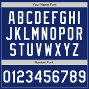 Custom Royal White-Red Bomber Full-Snap Varsity Letterman Two Tone Jacket