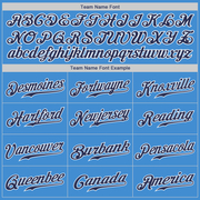 Custom Powder Blue Gray-Navy Authentic Throwback Rib-Knit Baseball Jersey Shirt