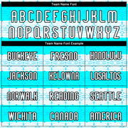 Custom White Lakes Blue-Black Abstract Shape Sublimation Volleyball Uniform Jersey