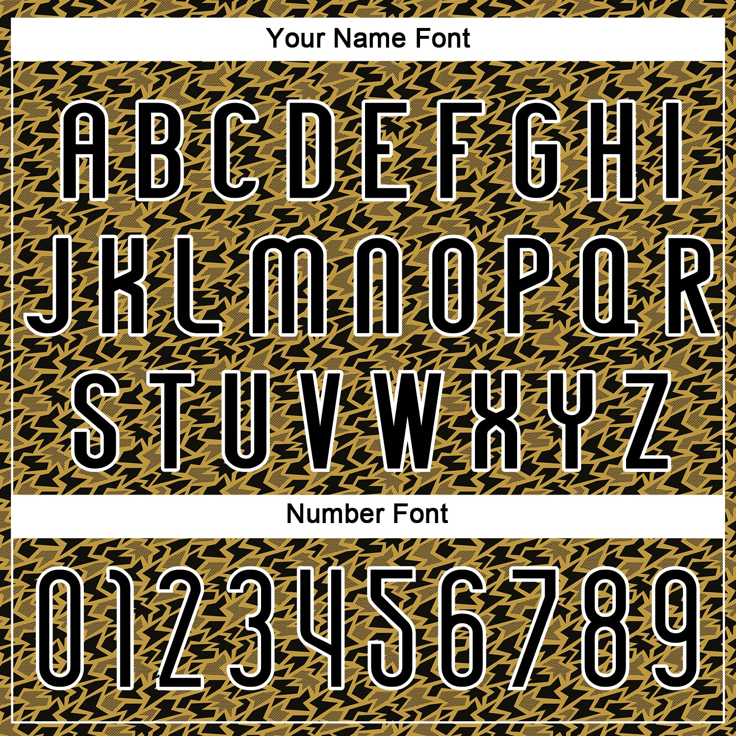 Custom Old Gold Black-White Geometric Shape Sublimation Volleyball Uniform Jersey