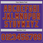 Custom Purple Crimson-Gold Bomber Full-Snap Varsity Letterman Jacket