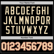 Custom Black Cream-Red Bomber Full-Snap Varsity Letterman Two Tone Hoodie Jacket